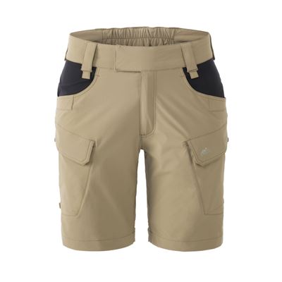 Kraťasy dámské OTS® VersaStretch® Lite 8,5" krátké KHAKI/ČERNÉ