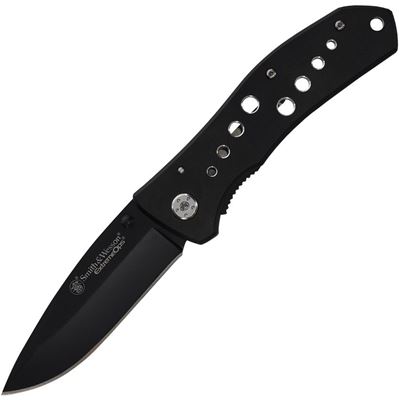 Nůž zavírací ExtremeOps SWA10CP hladké ostří ČERNÝ