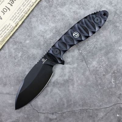 Nůž NEO-SHILIN hladké ostří ČERNÝ DEFCON TD009 5