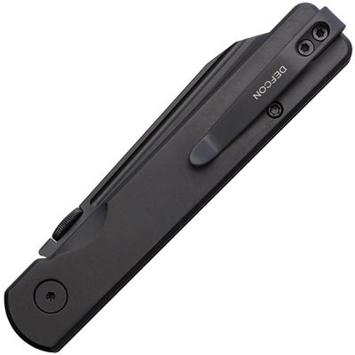 Nůž zavírací OPERATOR hladké ostří ČERNÝ  TD013BK 2