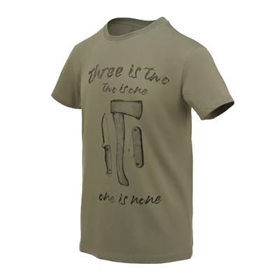 Triko ONE IS NONE OLIVE GREEN