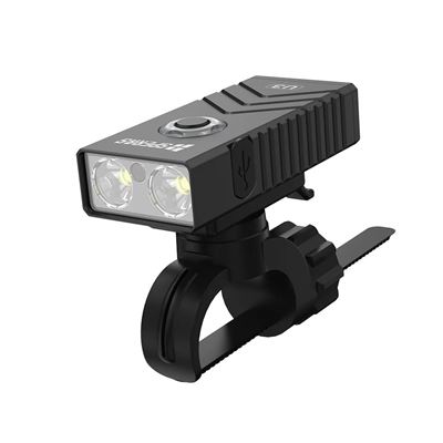 Svítilna U3 RGB s montáží na kolo, 700 lumenů, 118 metrů, IP68 ČERNÁ