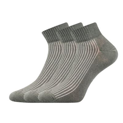 Ponožky sportovní krátké SETRA set 3ks světle ZELENÉ VOXX V-1020-K 2