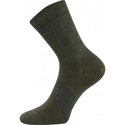 Ponožky Powrix merino vlna zelené