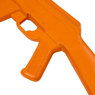 Maketa samopal cvičný AK-47 gumový ORANŽOVÝ