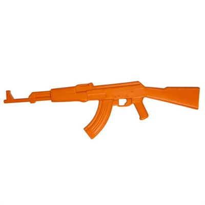 Maketa samopal cvičný AK-47 gumový ORANŽOVÝ