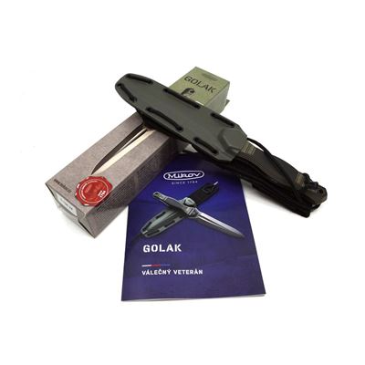 Nůž s pevnou čepelí a KYDEX pouzdrem GOLAK edice