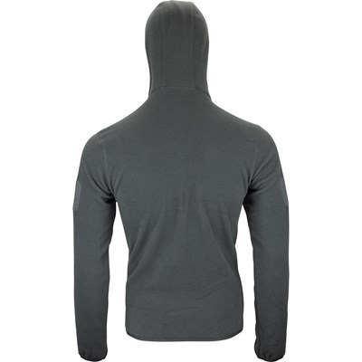 Mikina klokanka s kapucí FLEECE Titanium ŠEDÁ