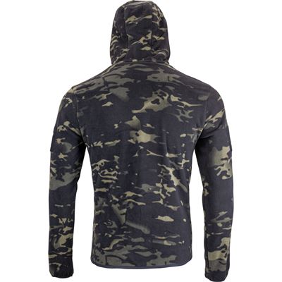 Mikina klokanka s kapucí FLEECE VCAM BLACK