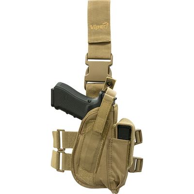 Pouzdro pistolové TACTICAL stehenní COYOTE