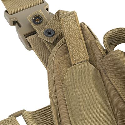 Pouzdro pistolové TACTICAL stehenní COYOTE