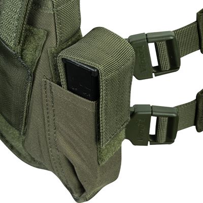 Pouzdro pistolové TACTICAL stehenní ZELENÉ