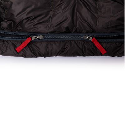Spacák péřový VIKING 300 ZELENO-ČERNÝ vel.195cm PRAVÝ
