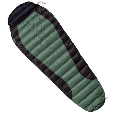 Spacák péřový VIKING 300 ZELENO-ČERNÝ vel.180cm LEVÝ