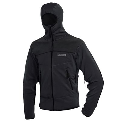 Bunda s kapucí SNEAKER Polartec® ČERNÁ