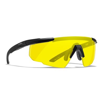 Brýle střelecké SABER ADVANCED ČERNÝ rám ŽLUTÁ skla