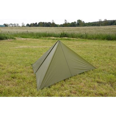 Plachta nylonová lehká 3x3m SHELTER ZELENÁ