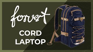 Youtube - Batoh FORVERT LOUIS CORD LAPTOP - Military Range