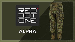 Youtube - Taktické kalhoty RED DOT ONE ALPHA - Military Range