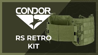 Youtube - Boky k vestě CONDOR RS RETRO KIT - Military Range
