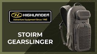 Youtube - Batoh přes rameno HIGHLANDER STOIRM GEARSLINGER 12 L - Military Range