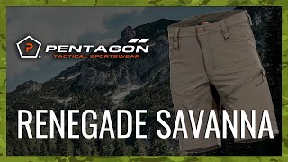 Youtube - Kraťasy PENTAGON RENEGADE SAVANNA - Military Range