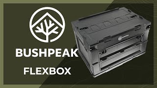 Youtube - Bedna skládací BUSHPEAK FLEXBOX 50L - Military Range