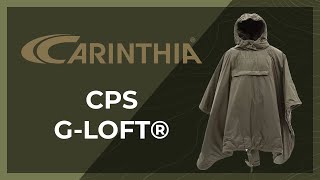 Youtube - Zateplené pončo CARINTHIA CPS G-LOFT® - Military Range