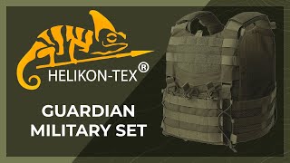 Youtube - Nosič plátů HELIKON GUARDIAN MILITARY SET - Military Range