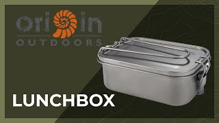 Youtube - Box na jídlo ORIGIN OUTDOORS LUNCHBOX - Military Range