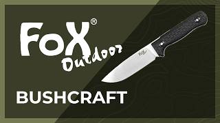 Youtube - Nůž FOX OUTDOOR BUSHCRAFT s kydexovým pouzdrem - Military Range